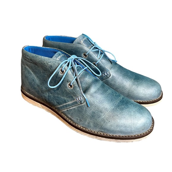 Steve Madden Original Ltd. Edition Blue Leather Boot | Mens 9 main image 11